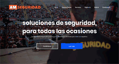 Desktop Screenshot of amseguridad.com